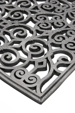 MD Entree rubbermat zilver 75 x 45 cm