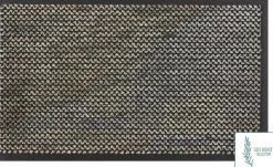 MD Entree schoonloopmat grijs / zwart 75 x 45 cm