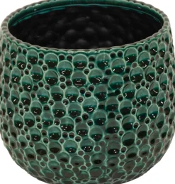 Mega Collections bloempot Drops blauw D 15 H 13 cm
