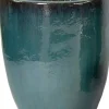 Mega Collections bloempot Genta groen D 45 H 54 cm