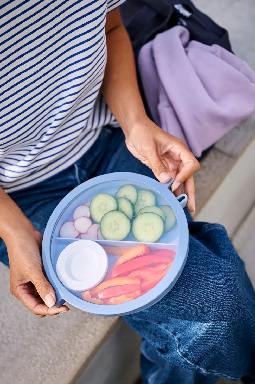 Mepal Bento lunchbox Vita lichtblauw 24 x 20,7 x 8,5 cm