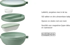 Mepal Bento lunchbox Vita zwart 24 x 20,7 x 8,5 cm