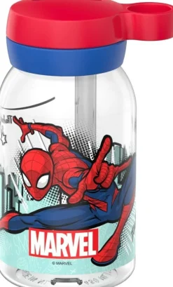 Mepal drinkfles met rietje Campus Spiderman 450 ml