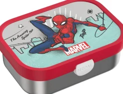 Mepal rvs broodtrommel Campus Spiderman 17,8 x 13,2 x 6,1 cm