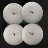 4 metalen stekers voor kaarshouders D 7 cm zilver
