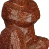 Mica Decorations beeld Lady bruin 11 x 10,5 x 17,5 cm