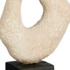 Mica Decorations beeld op voet wit 15 x 7 x 21 cm