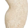 Mica Decorations beeld op voet wit 13 x 10 x 36 cm