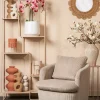 Mica Decorations beeld Parma beige 17 x 8,5 x 35 cm