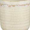 Mica Decorations beker Ethan wit D 7,5 H 9 cm