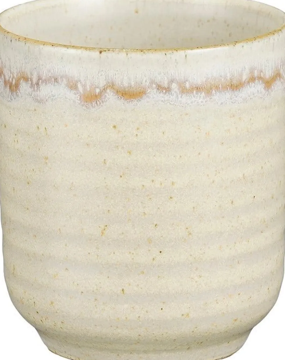 Mica Decorations beker Ethan wit D 7,5 H 9 cm