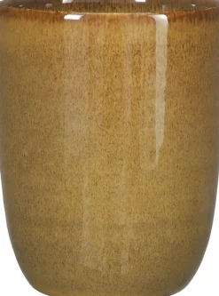 Mica Decorations beker Tabo geel D 10 H 7,5 cm