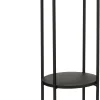Mica Decorations bijzettafel Eline zwart D 27 H 60 cm