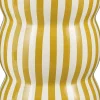 Mica Decorations bijzettafel Skipper geel / wit D 32 H 44 cm