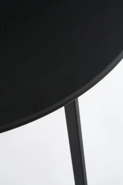 Mica Decorations bijzettafel Seatle zwart D 38 H 58 cm