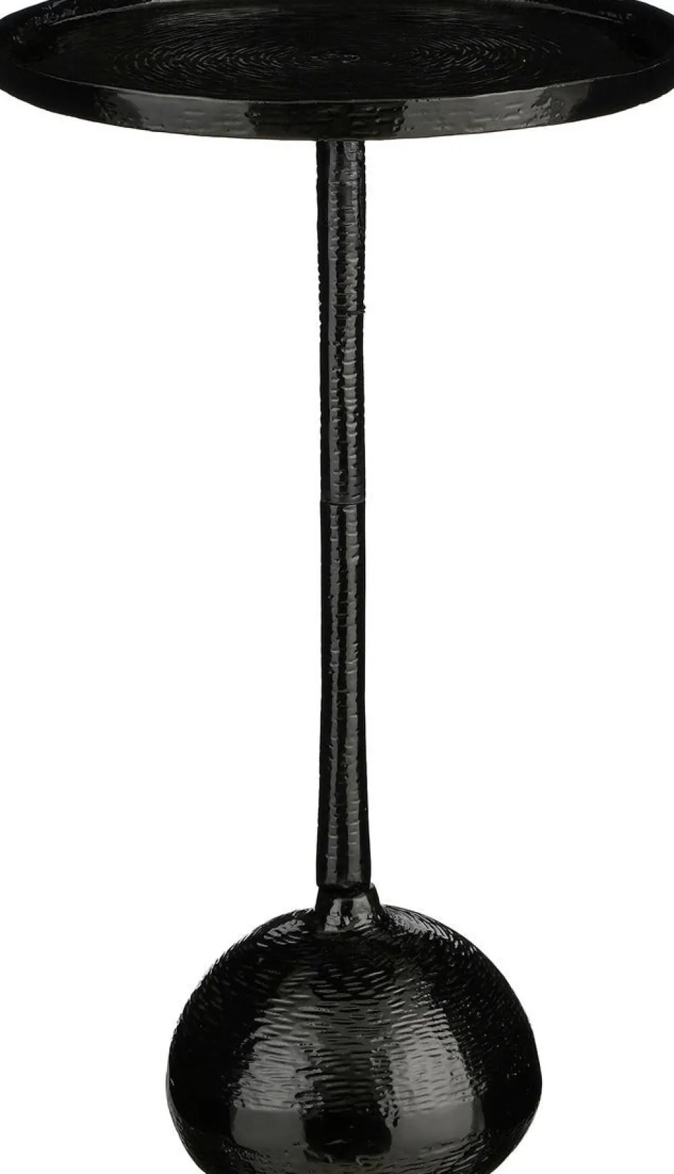 Mica Decorations bijzettafel Colin zwart D 34 H 58 cm