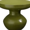 Mica Decorations bijzettafel Zilla groen D 40 H 32,5 cm