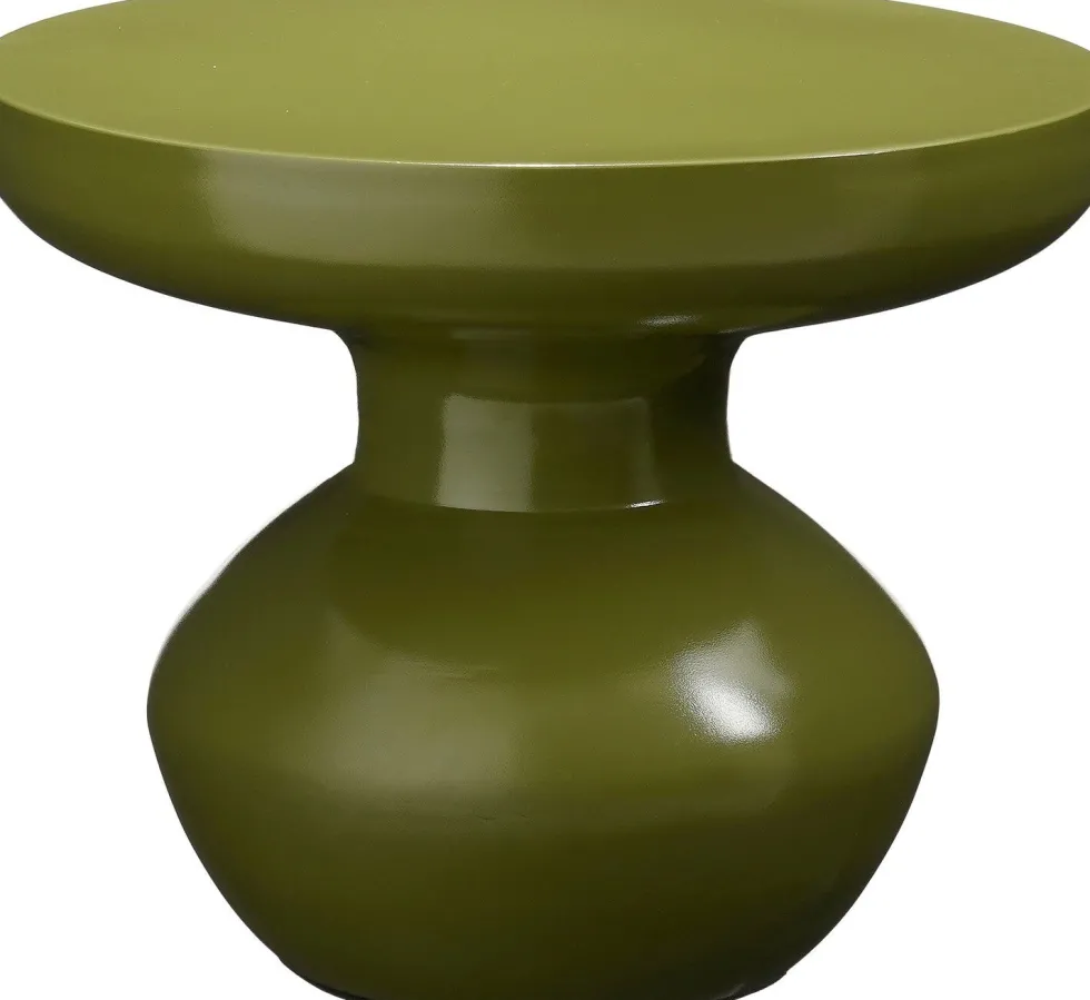 Mica Decorations bijzettafel Zilla groen D 40 H 32,5 cm