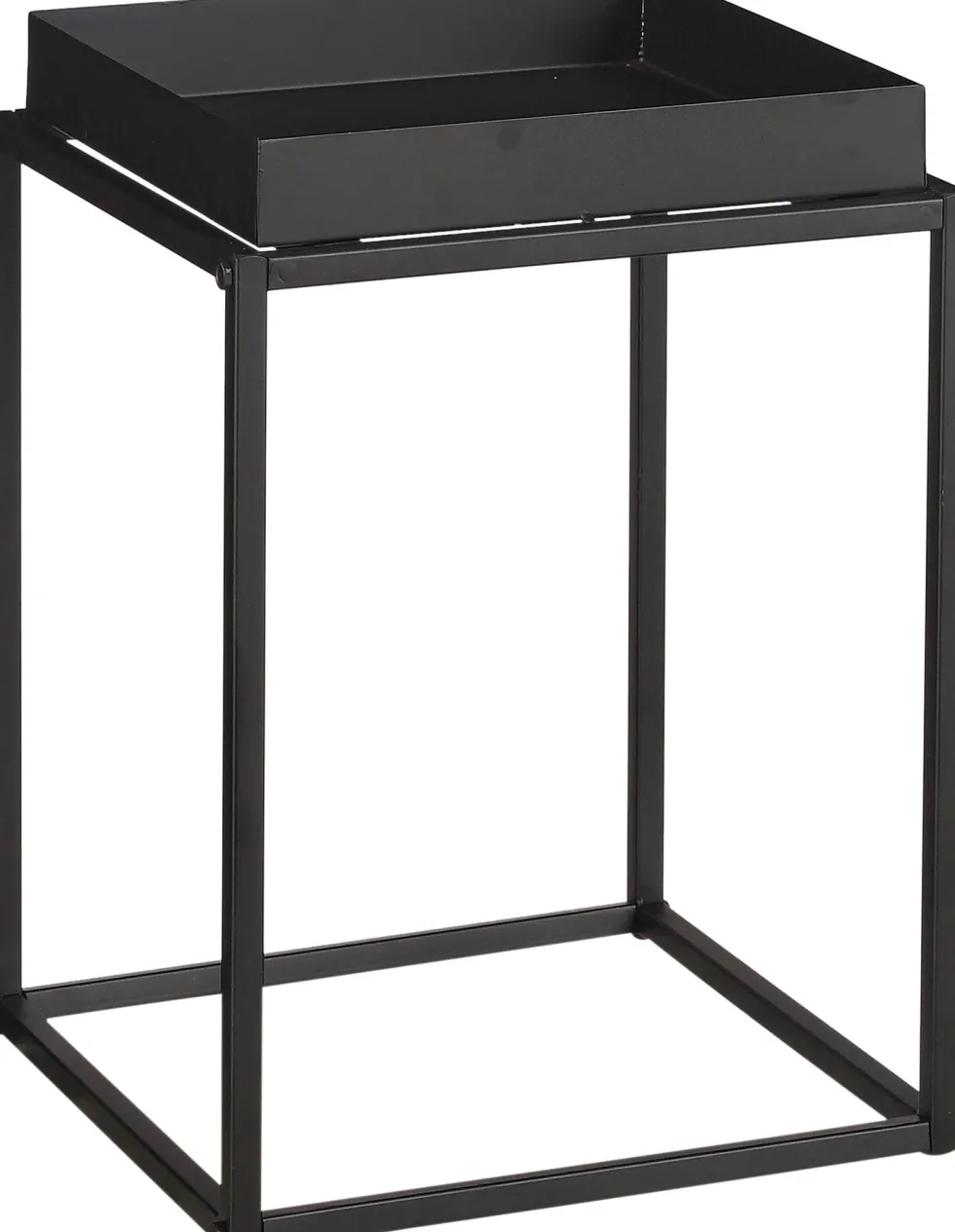 Mica Decorations bijzettafel Nero zwart D 30 H 32,5 cm