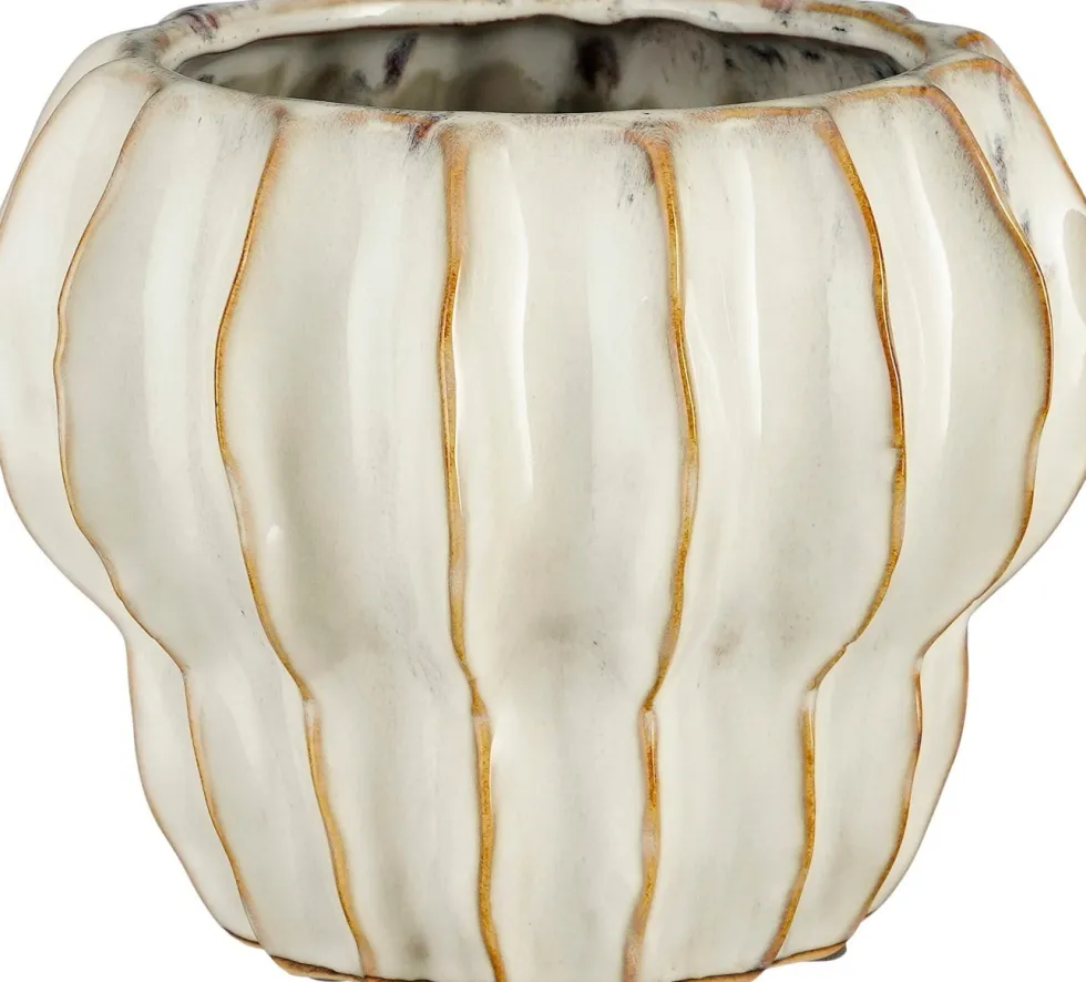 Mica Decorations bloempot Altea wit D 20 H 15,5 cm