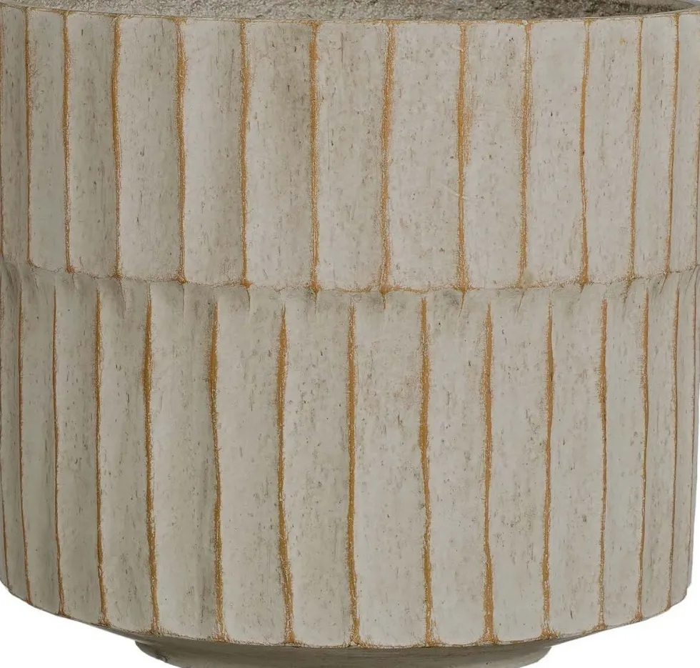 Mica Decorations bloempot Apiro crème D 27,5 H 25,5 cm