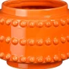 Mica Decorations bloempot Boaz oranje D 17 H 13 cm