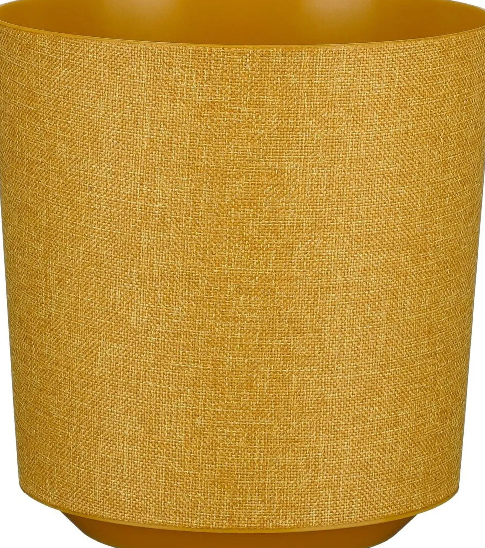 Mica Decorations bloempot Calvin oker D 19,5 H 20 cm
