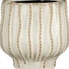 Mica Decorations bloempot Cathy wit D 20 H 19 cm