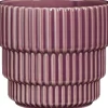 Mica Decorations bloempot Cella paars D 12 H 11 cm