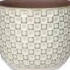 Mica Decorations bloempot Daan wit D 7,5 H 7,5 cm