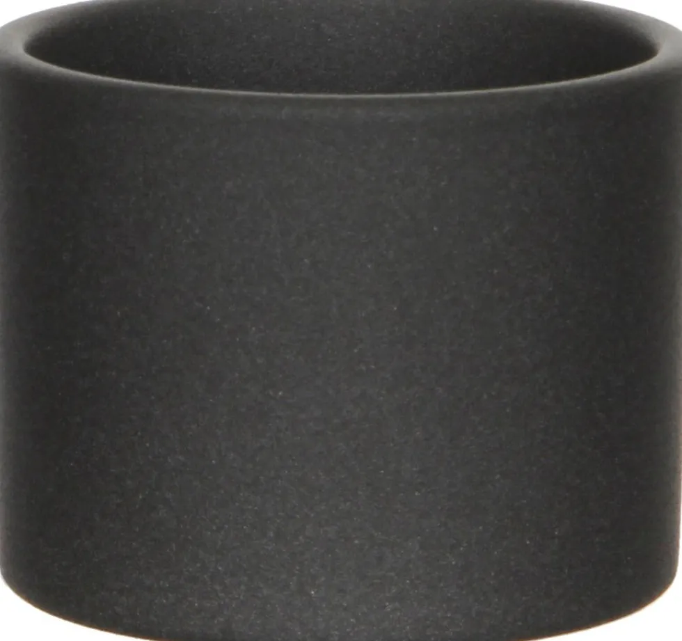 Mica Decorations bloempot Era donker grijs D 12 H 10 cm