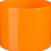 Mica Decorations bloempot Era oranje D 15 H 13 cm