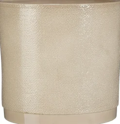 Mica Decorations bloempot Maxim beige D 21,5 H 20 cm