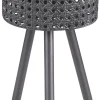 Mica Decorations bloempot op poten Ronja grijs D 22 H 44 cm