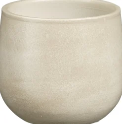 Mica Decorations bloempot Sevilla crème D 13 H 13 cm