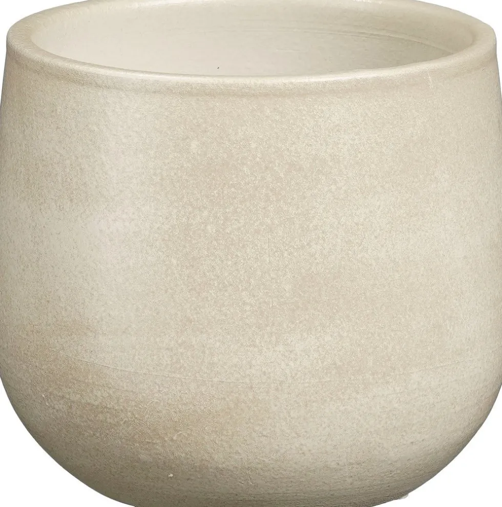 Mica Decorations bloempot Sevilla crème D 13 H 13 cm
