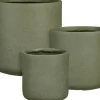 Mica Decorations bloempot Siesta groen D 24 H 23 cm