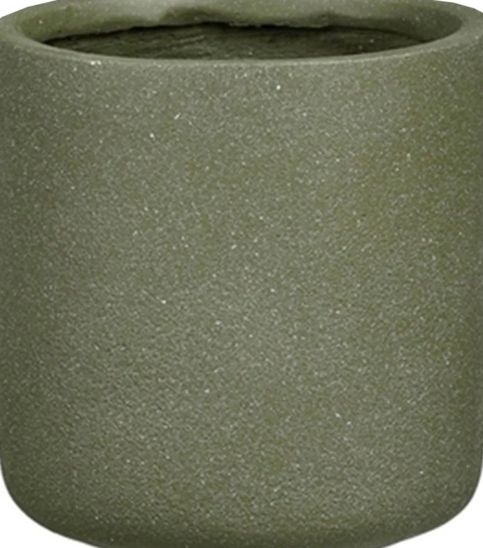 Mica Decorations bloempot Siesta groen D 24 H 23 cm