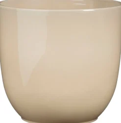 Mica Decorations bloempot Tusca beige D 19,5 H 18,5 cm