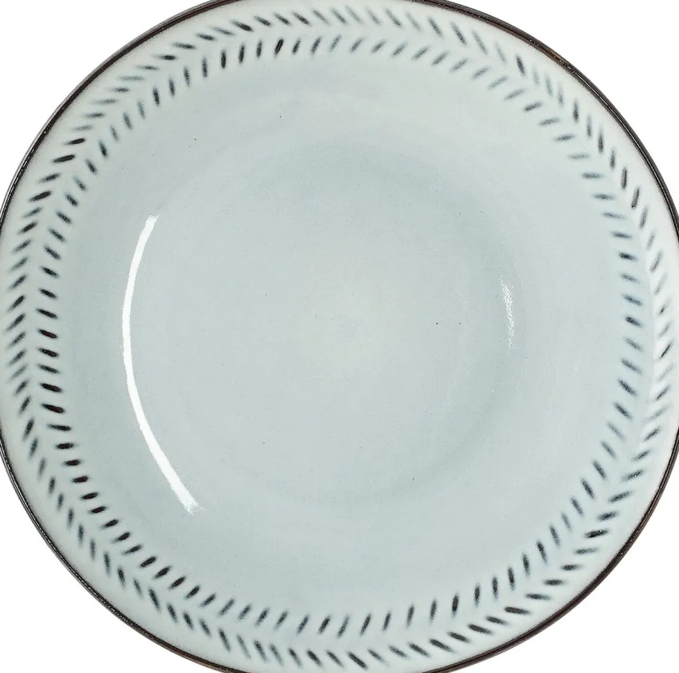 Mica Decorations bord Racco grijs D 18 H 2 cm