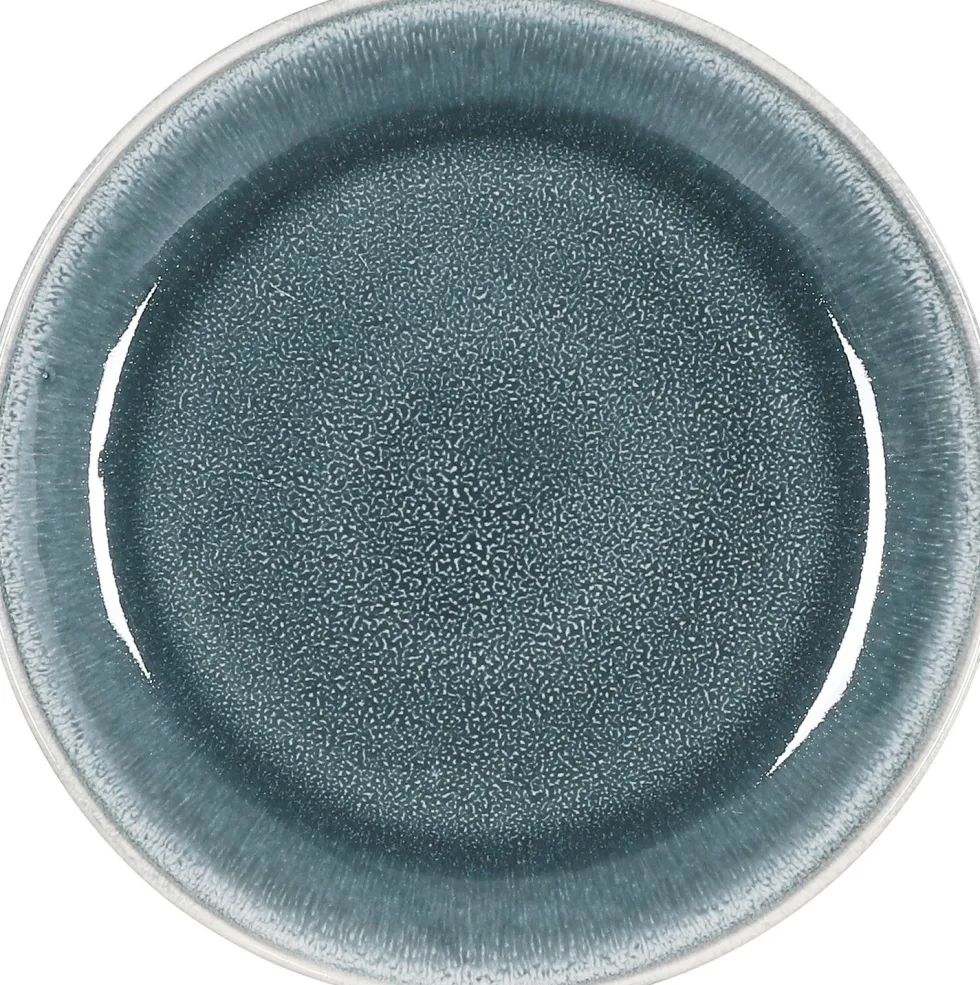 Mica Decorations bord Rhea blauw D 20 H 2,5 cm