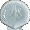 Mica Decorations bord Schelp grijs 24 x 23,5 x 3 cm
