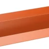 Mica Decorations decoratiebord Lita oranje 49 x 24 x 6,5 cm