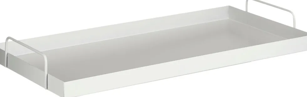 Mica Decorations decoratiebord Lita lichtgrijs 57 x 28 x 6,5 cm