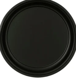 Mica Decorations decoratiebord Milos zwart D 36 H 3 cm