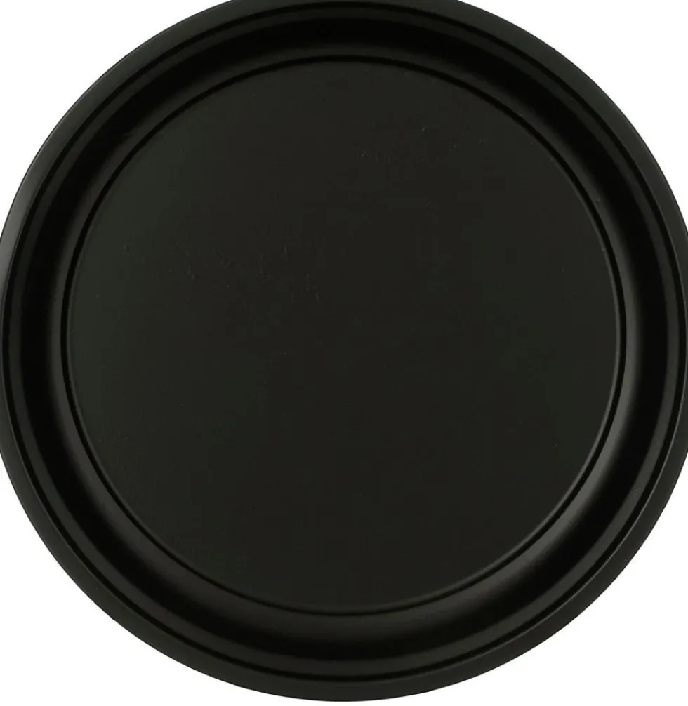 Mica Decorations decoratiebord Milos zwart D 36 H 3 cm