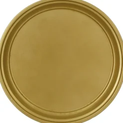 Mica Decorations decoratiebord Milos goud D 40 H 3 cm