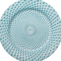 Mica Decorations decoratiebord Schelp blauw D 33 H 1 cm