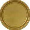 Mica Decorations decoratiebord Milos goud D 30 H 3 cm