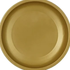 Mica Decorations decoratiebord Milos goud D 23,5 H 3 cm